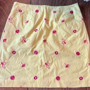 VTG Lilly Pulitzer White Tag Skirt